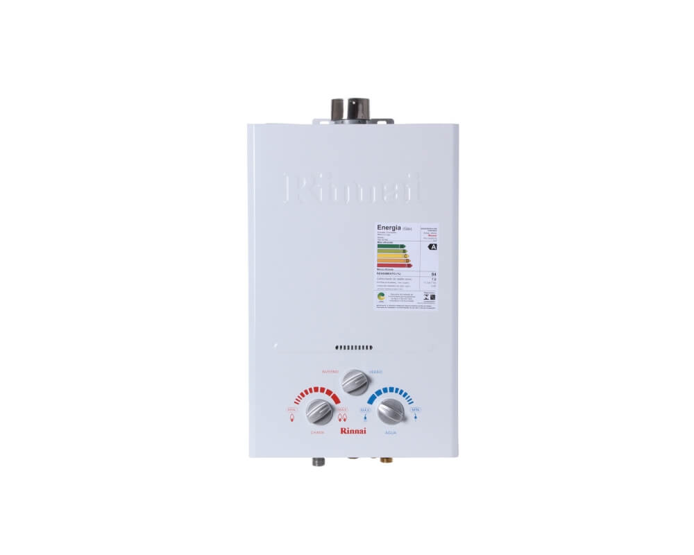 Aquecedor a gás Rinnai REU-600 BR FE - VIP Aquecedores